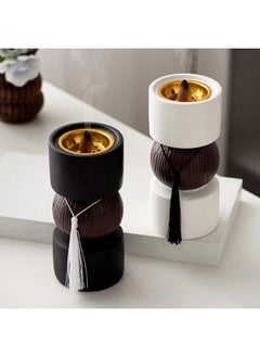 ShebSheb Resin Bakhoor Incense Burner,Incense Holders 7.8x7.8x16.8 cm  - Image 5
