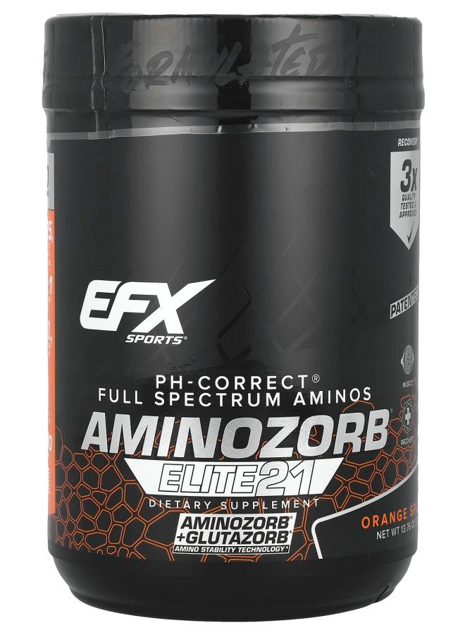 EFX SPORTS AminoZorb® Elite 21 Orange Splash 13.76 oz (390 g)