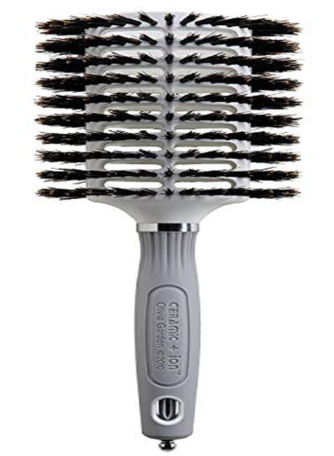 Olivia Garden Ceramic + Ion Turbo Vent Boar Hair Brush, Oval - Image 1