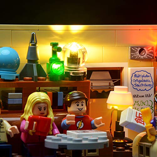 BRIKSMAX Big Bang Theory Led Lighting Kit- Compatible with Lego 21302 Building Blocks Model- Not Include The Lego Set - Image 4