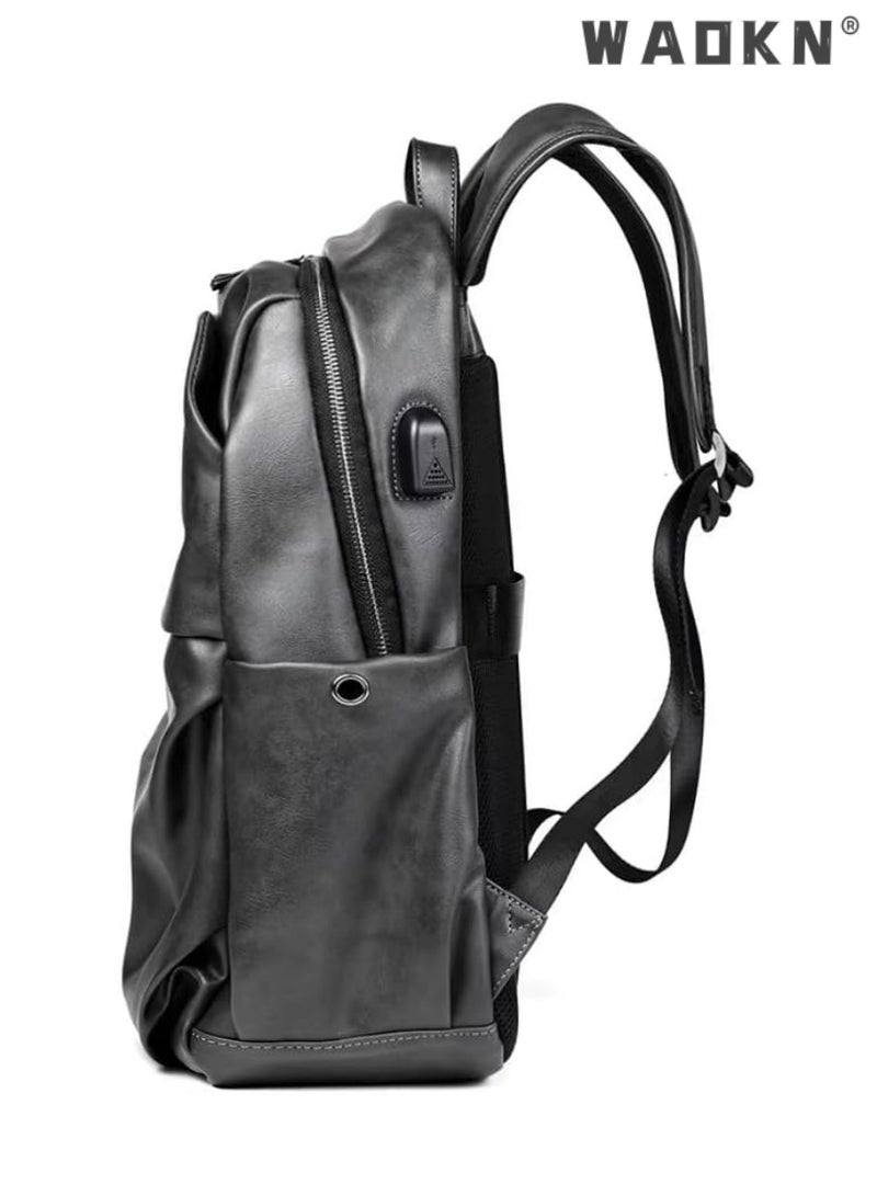 WAOKN Travel Laptop Backpack Anti Theft Water Resistant Backpacks School Computer Bookbag for Men Women College Students Fits 15.6 Inch Laptop - Image 3