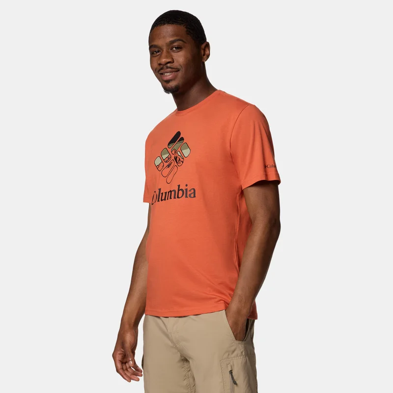 Columbia Red Men's Rapid Ridge™ Graphic T-Shirt for Men | Best Price UAE