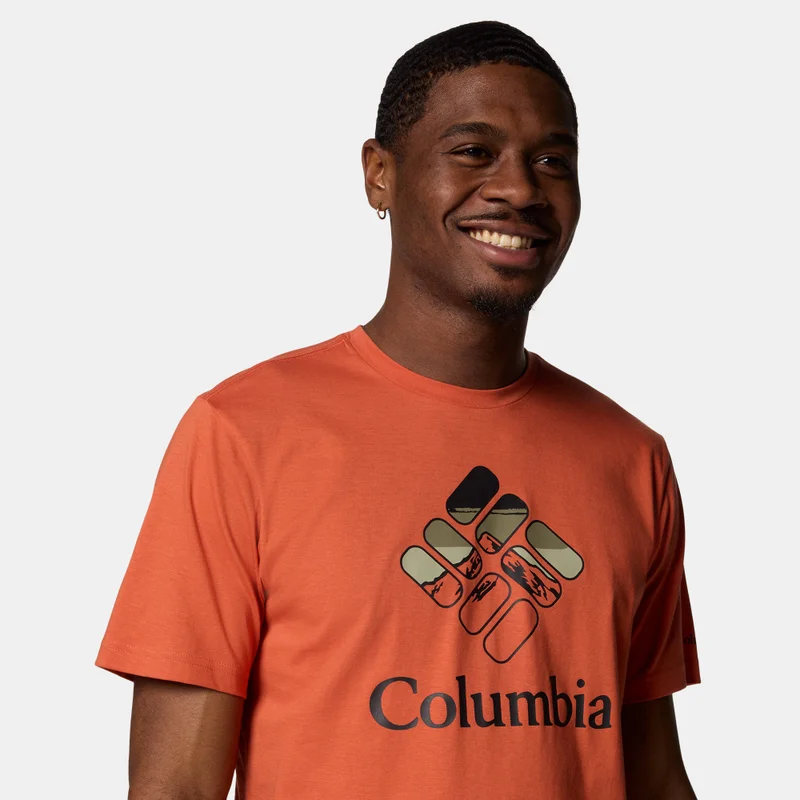 Columbia Red Men's Rapid Ridge™ Graphic T-Shirt for Men | Best Price UAE