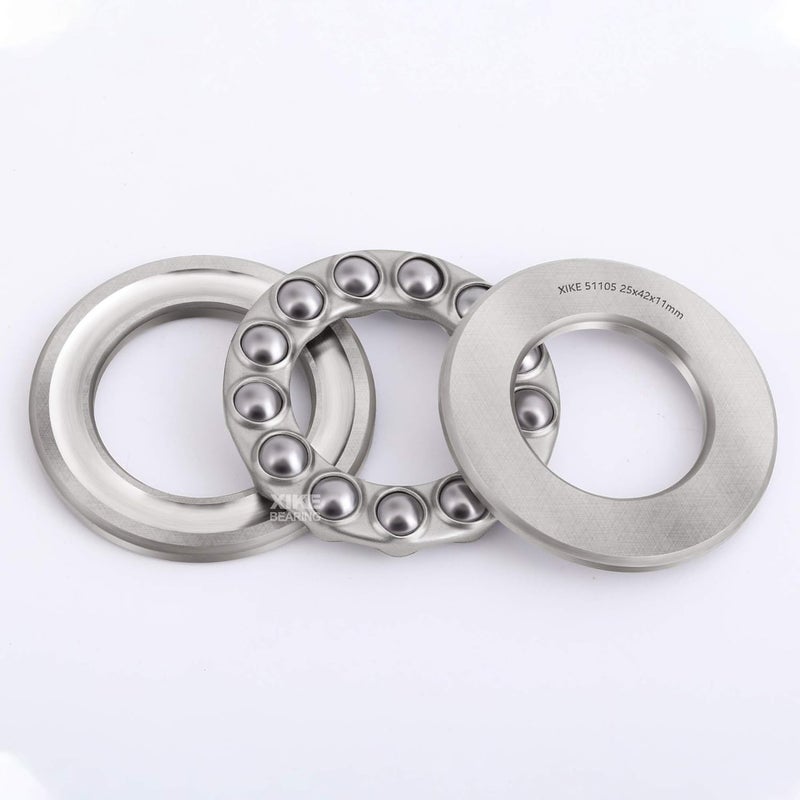 Xike 2 Pack 51105 Bearings 25x42x11mm, High Speed and Chrome Steel Thrust Ball Bearings. - Image 3