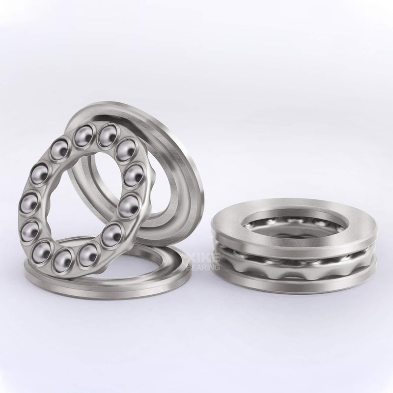 Xike 2 Pack 51105 Bearings 25x42x11mm, High Speed and Chrome Steel Thrust Ball Bearings. - Image 1
