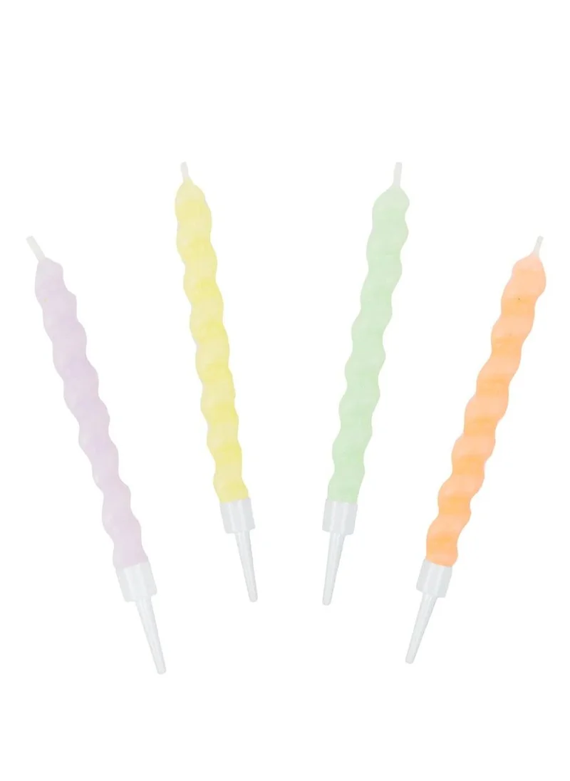 توكينج تيبلز Pastel Twirl Candle