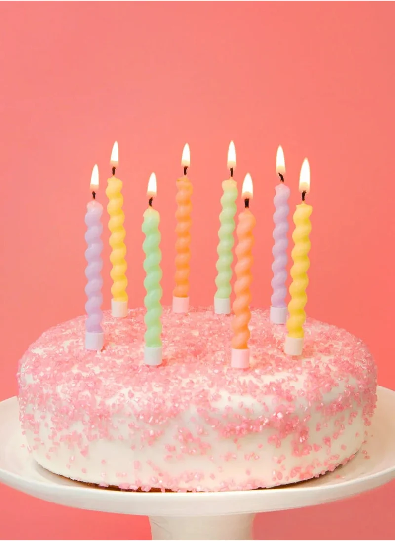 Talking Tables Pastel Twirl Candle