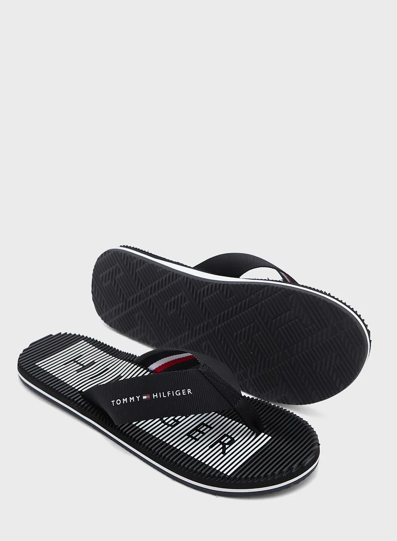TOMMY HILFIGER Casual Thong Flip Flops