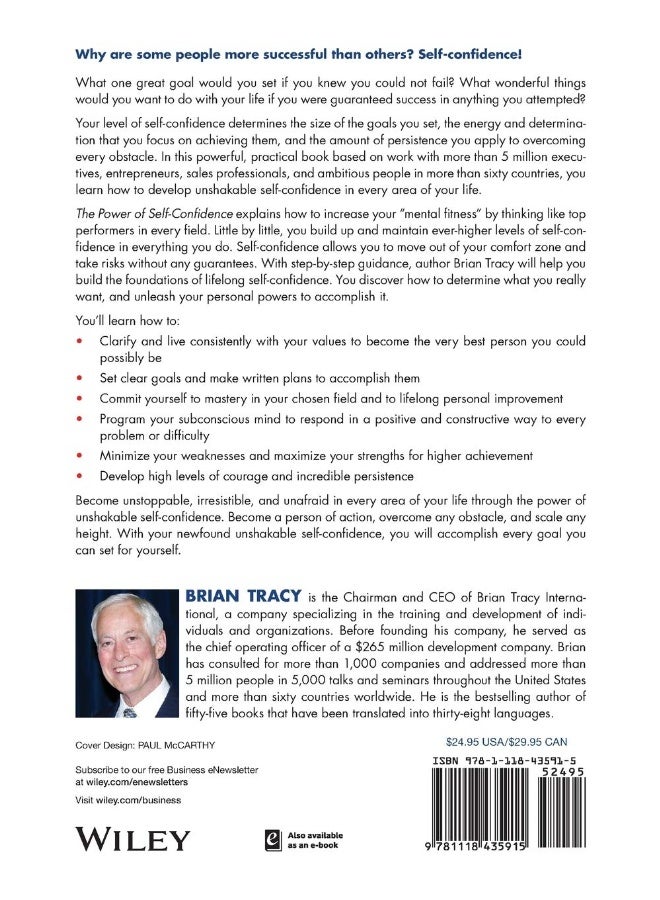 WILEY The Power of Self–Confidence: Become Unstoppable, Irresistible, and Unafraid in Every Area of Your Life - Image 5