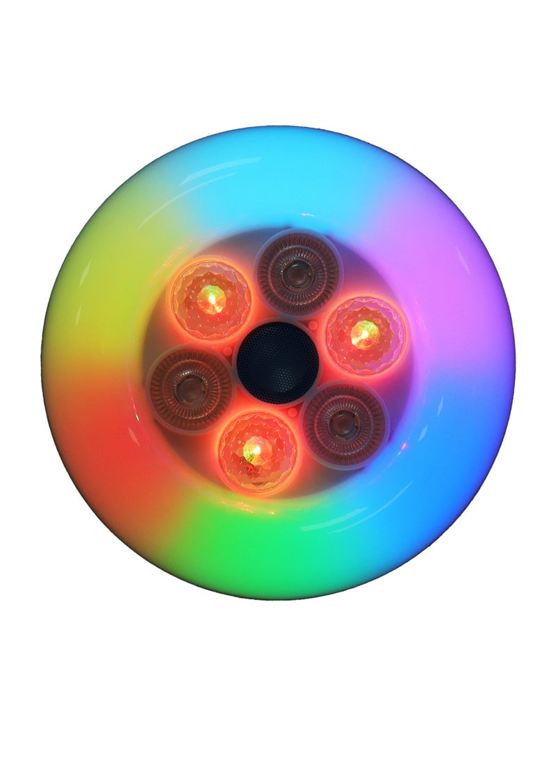 Sharpdo - RGB Disc Shooting Music Magic Ball Light with Remote Control 40W - Image 1