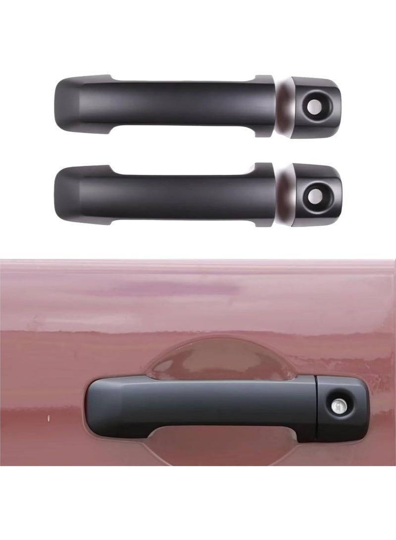 يوڠام غطاء مقبض باب متوافق مع تويوتا FJ كروزر 2007-2021، إكسسوارات السيارة، مجموعة مكونة من 4 قطع لمقابض الأبواب الخارجية - Image 1