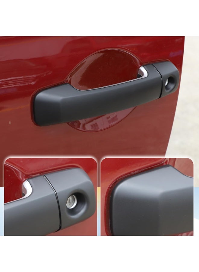 يوڠام غطاء مقبض باب متوافق مع تويوتا FJ كروزر 2007-2021، إكسسوارات السيارة، مجموعة مكونة من 4 قطع لمقابض الأبواب الخارجية - Image 5