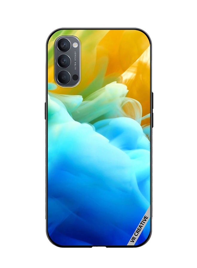 VR CREATIVE Protective Case Cover For Oppo Reno4 Pro 5G Colors Of Layers Design Multicolour - Image 1