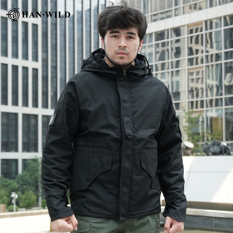 Hanye New Style Camouflage Clothing Outdoor G8 Cotton Jacket Python Pattern Camouflage Suit Men'S Tactical Jacket Trendy Brand Warm Windbreaker - Image 3