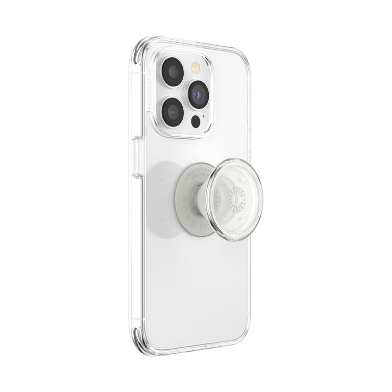 POPSOCKETS â€‹â€‹â€‹â€‹PopSockets Phone Grip with Expanding Kickstand, Adhesive Grip - Clear - Image 2