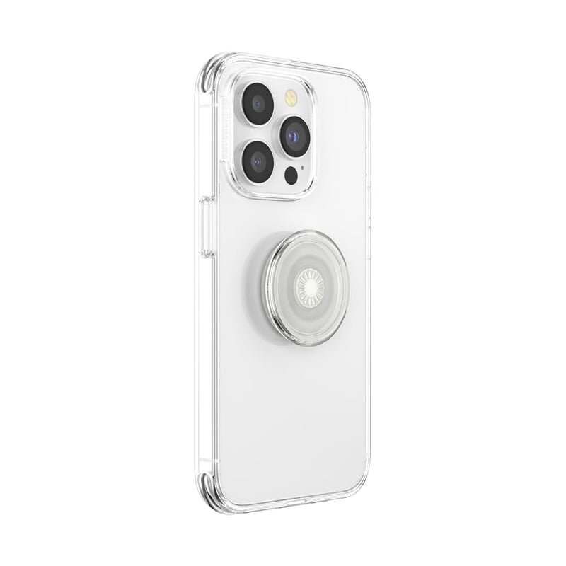 POPSOCKETS â€‹â€‹â€‹â€‹PopSockets Phone Grip with Expanding Kickstand, Adhesive Grip - Clear - Image 3