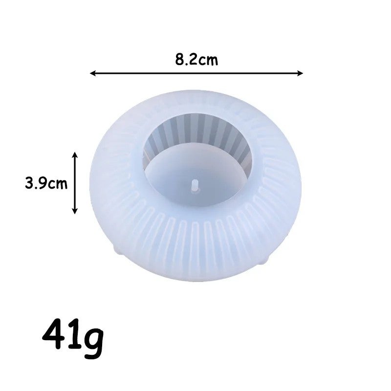 Y&D Silicone Resin Molds Set – Oval & Round Coaster Molds, Vase Molds, Storage Bottle Molds, Candle Holder Molds for Epoxy Resin Casting - Image 1