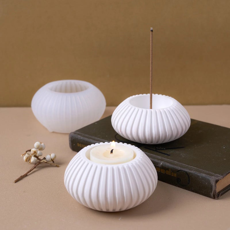 Y&D Silicone Resin Molds Set – Oval & Round Coaster Molds, Vase Molds, Storage Bottle Molds, Candle Holder Molds for Epoxy Resin Casting - Image 4