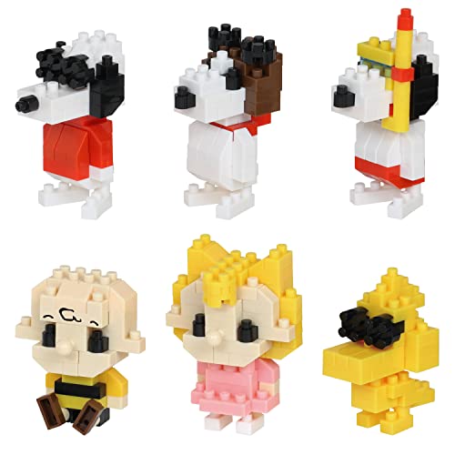 Kawada nanoblock Peanuts Peanuts Vol 3 Blind Box Complete Set mininano Series Building Kit - Image 1