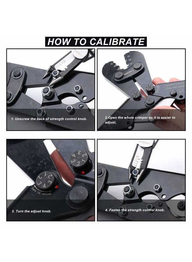 Yangoutool Wire Rope Crimping Tool and Wire Swaging Tool for Aluminum Oval Sleeves,Stop Sleeves,Crimp Ferrules,Crimping Loop Sleeve from 1/16 to 1/8 Inches - Image 5