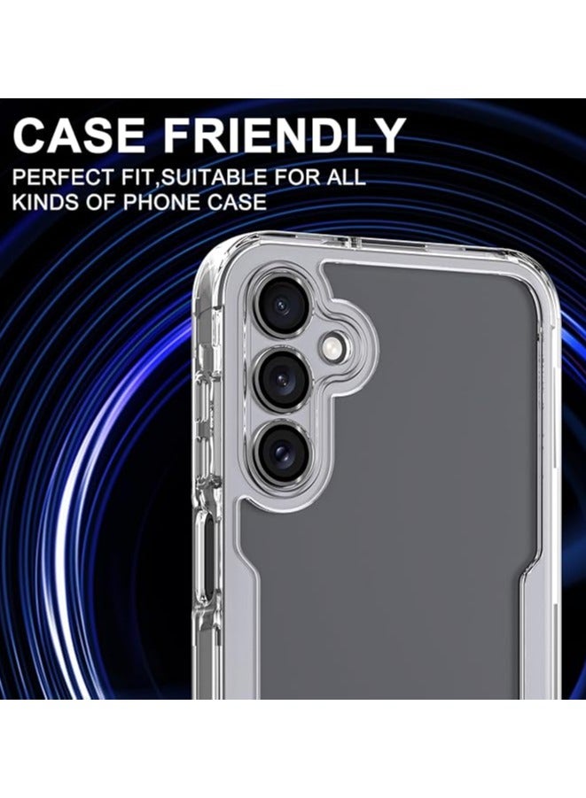 For Samsung Galaxy A55 5G Camera Lens Protector, Individual Tempered Glass Camera Screen Protector Metal Ring Lens Cover for Samsung Galaxy A55 , 1 Set (Black)  - Image 5