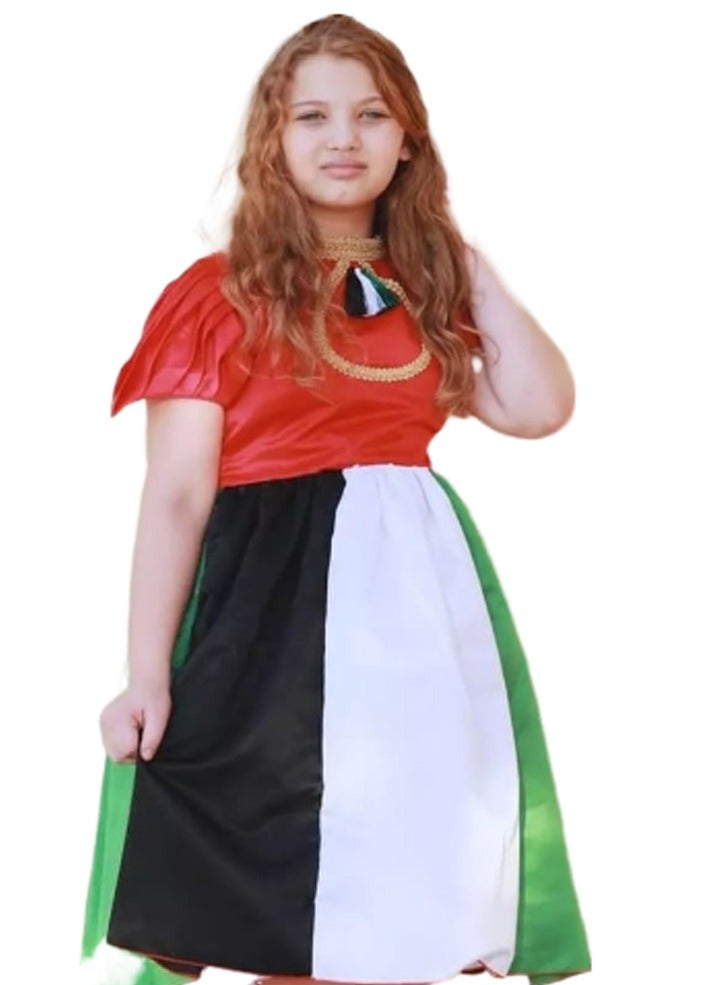 Lamora UAE National Day Flag Dress 
