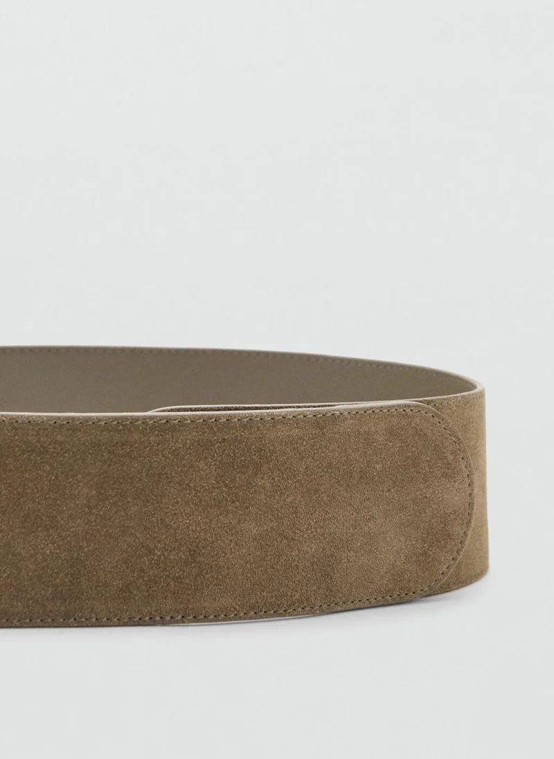 MANGO  Suede leather belt for Women | Best Price UAE