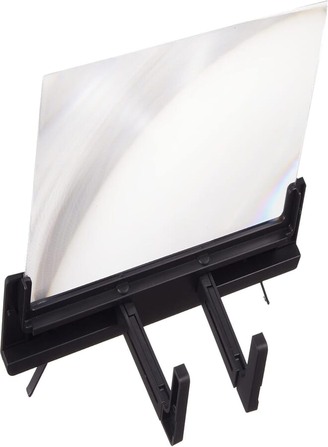 Curved screen amplifier for mobile phones 205 x 138 x 12 mm - black