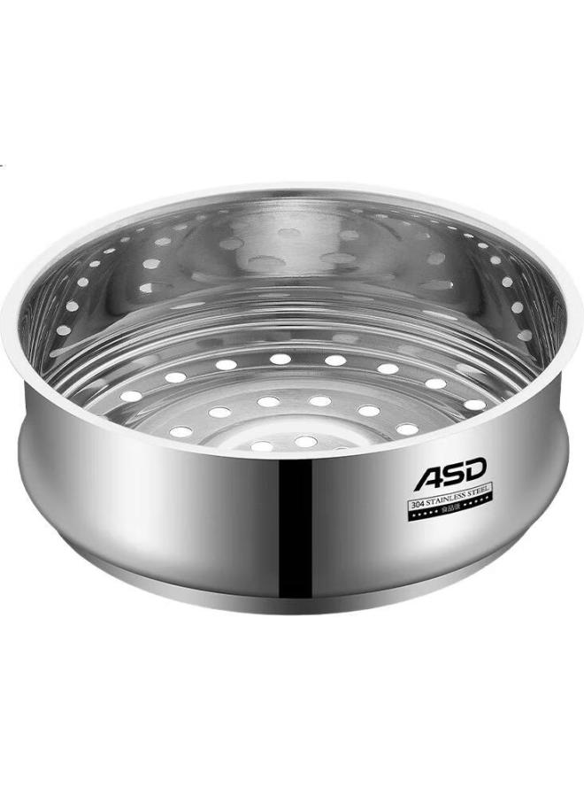ASD Aishida Asd Steamer Pot, Steamer Rack, 304 Stainless Steel, 16Cm Baby Food Pot, Universal Steamer, Single-Layer Steamer Rack, Zs16Z3Wg - Image 1