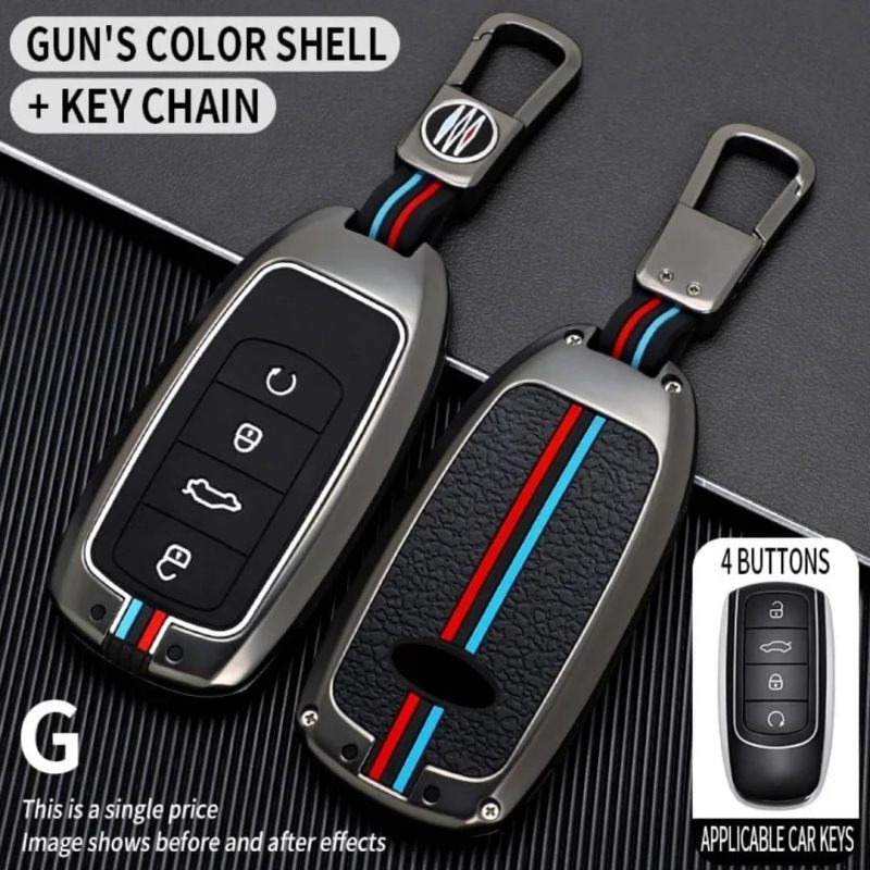 Car Key Case: Matte Square Buckle, Ergonomic Design, Durable Premium Material - Precise Fit, 4 Control Buttons, Key Fob Cover for Chery Tiggo & Omoda Models - Image 4