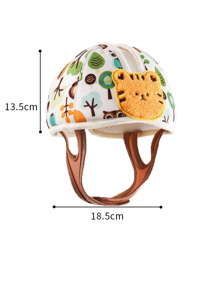 Aissiora Baby safety helmet, baby crawling and toddler head shield, baby fall protection helmet, child protective hat, expandable and adjustable, impact-resistant, ultra-lightweight, suitable for crawling and toddlers learning to walk. - Image 2