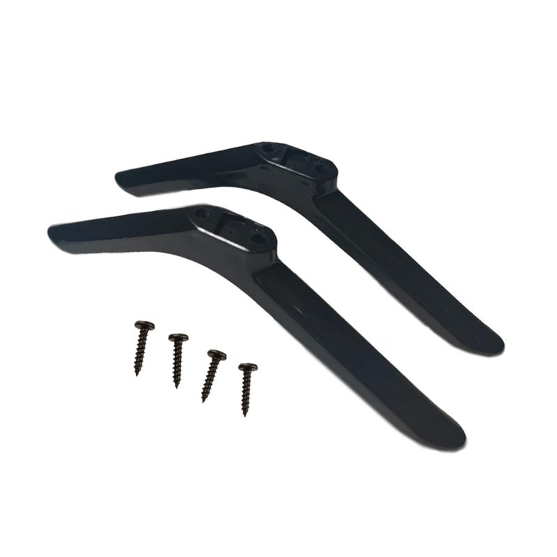 BNF ® 2 Pcs TV Stand Legs for Tabletop | Universal TV Base Replacement | Sturdy PP Material with Screws | Elevate Viewing Experience for 24-43 Inch Televisions - Image 1