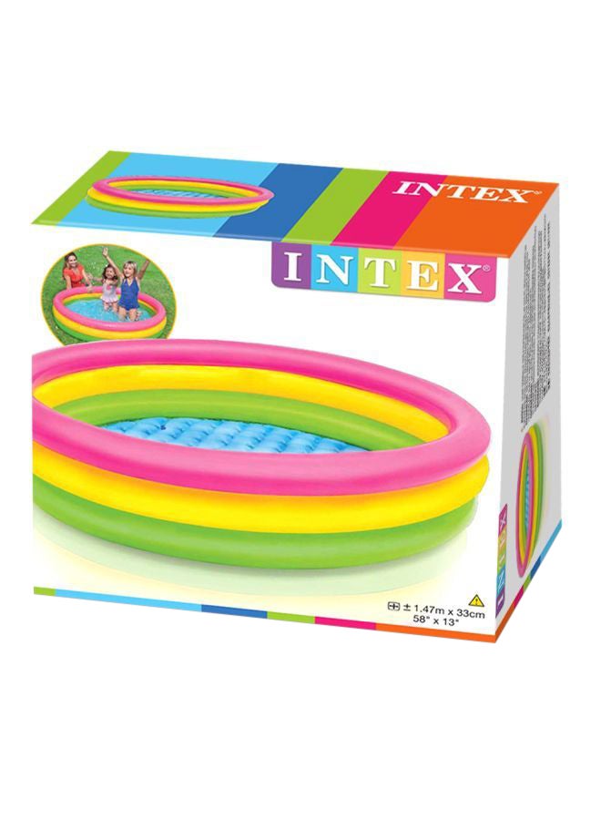 INTEX Sunset Glow Baby Pool 58x13inch - Image 1