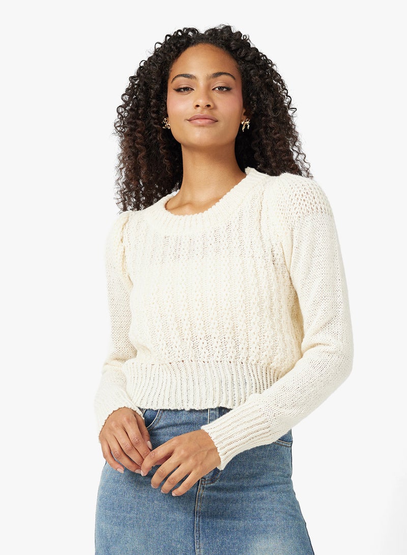 Ginger Cable Knit Jumper - Image 1