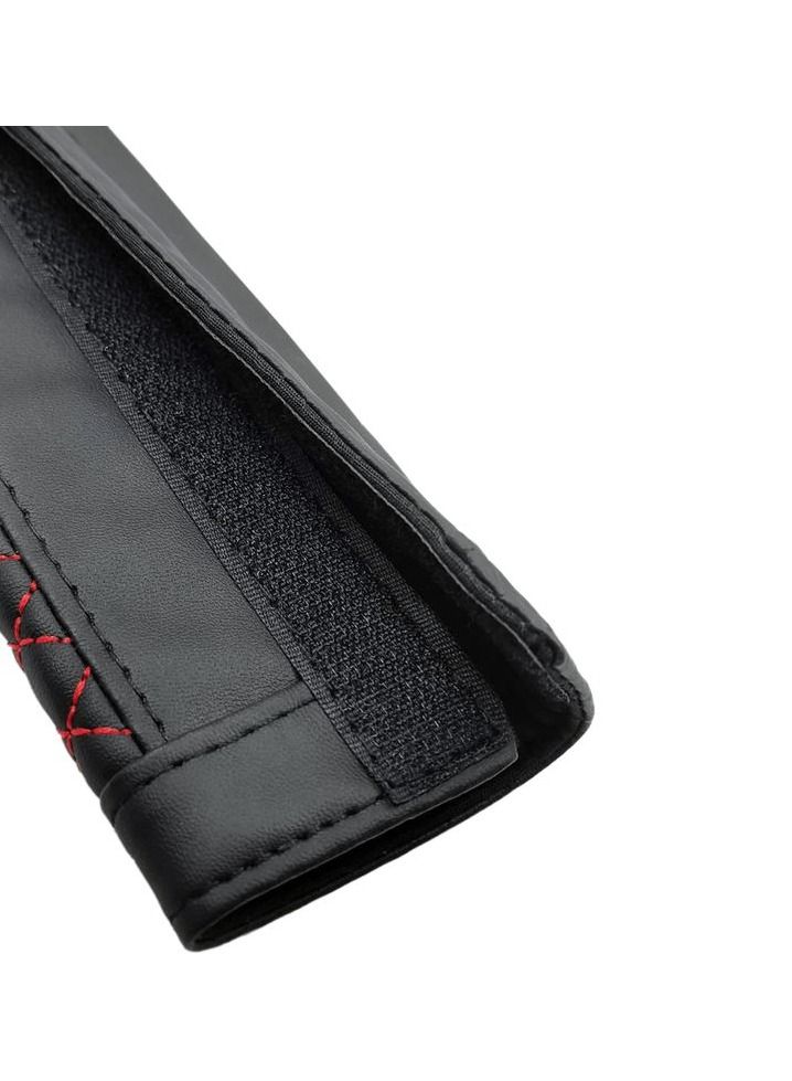 غطاء حزام مقعد السيارة ، وسادة الكتف ، وحزام أمان السيارة ، وغطاء موضعة واقي الطفل للأطفال ، أسود ، زوج واحد من قطعتين - Image 4