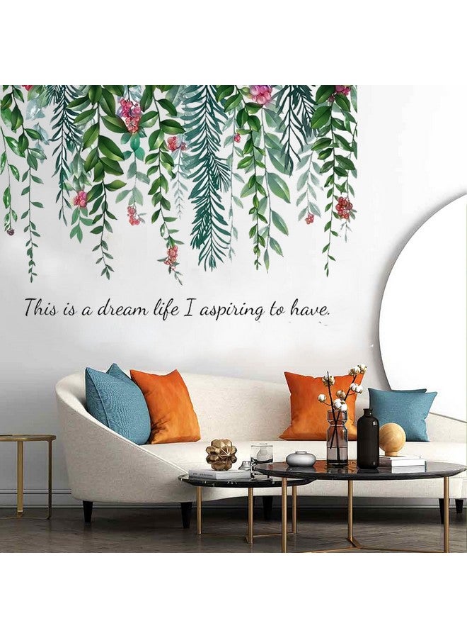 Xtore Floral Wall Stickers for Home Decor (Pack of 2, Multi-Coloured) - Image 1