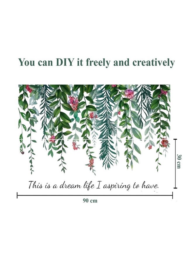 Xtore Floral Wall Stickers for Home Decor (Pack of 2, Multi-Coloured) - Image 4