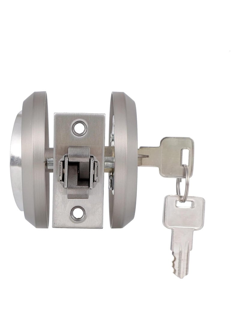 SYOSI - Pocket Door Lock with Key, Pocket Door Hardware Pocket Door Latch, with Flush Door Knob, Easy to Install, Secure and Convenient for Pocket Doors, Privacy Pocket Door Lock with Key - Image 1