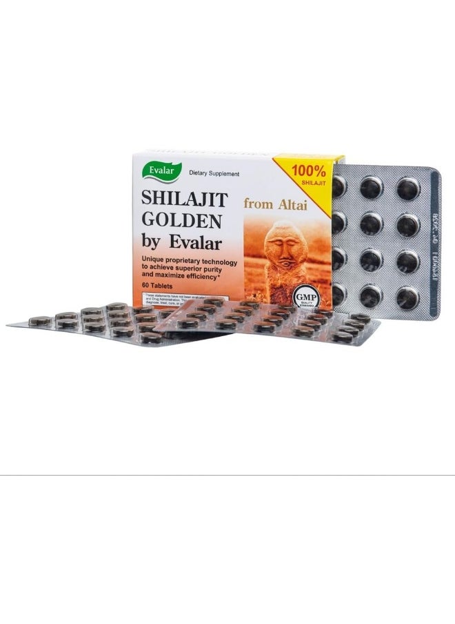 Evalar Shilajit Golden by Evalar Siberian Altai 60 Tabs  - Image 3