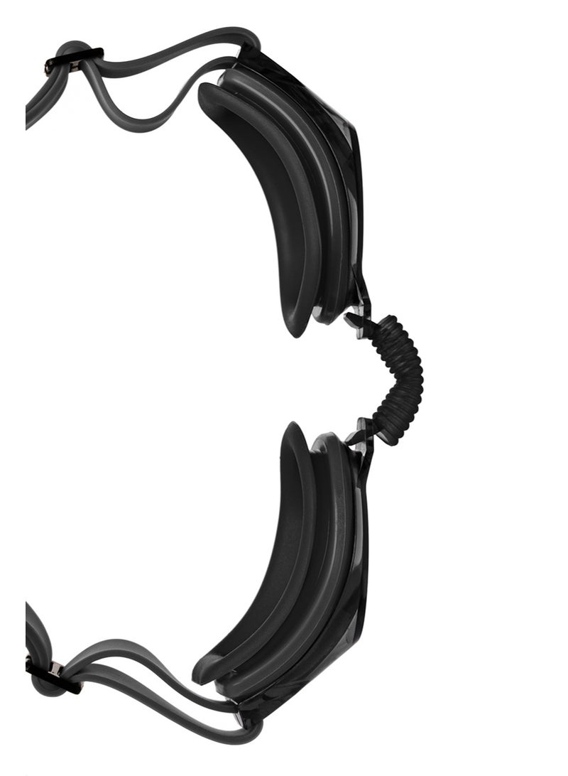 ماد ويف نظارات سباحة تدريبية ماد ويف نوفا للبالغين – للجنسين – باللون الأسود - Image 3