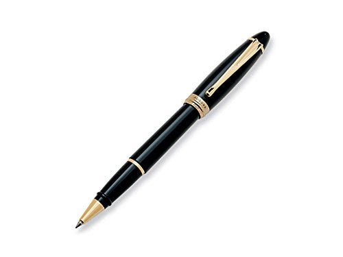 Aurora Ipsilon Resin Black Rollerball Pen - AU-B71N - Image 1