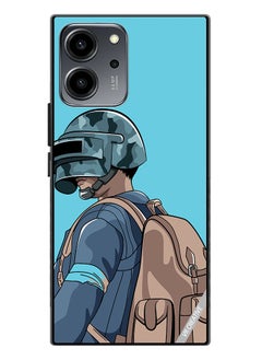 VR CREATIVE Protective Case Cover For Honor 80 SE Helmet And In Military Uniform Design Multicolour  - Image 1