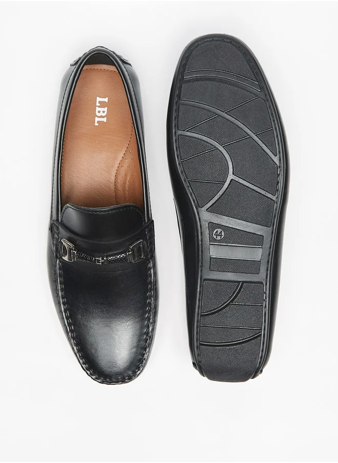 ال بي ال من شو اكسبرس LBL By Shoexpress Solid Slip On Moccasins