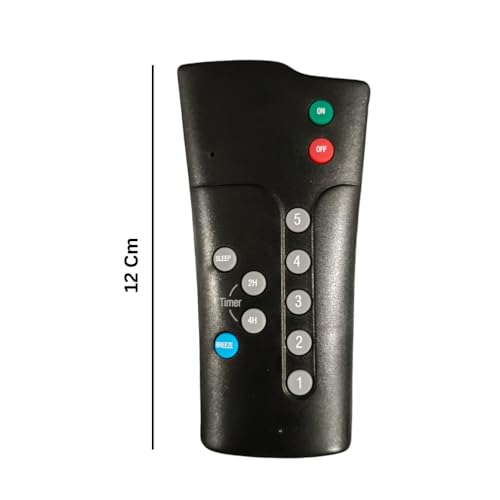TIZOQ Remote Control Compatible for Crompton ENERGION CROMAIR BLDC Ceiling Fan - Please Match The Image with Your Old Remote Before Placing The Order (Black) (Crompton Fan) - Image 3