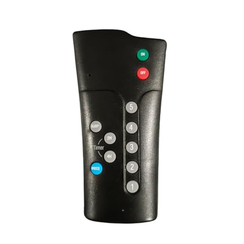 TIZOQ Remote Control Compatible for Crompton ENERGION CROMAIR BLDC Ceiling Fan - Please Match The Image with Your Old Remote Before Placing The Order (Black) (Crompton Fan) - Image 1