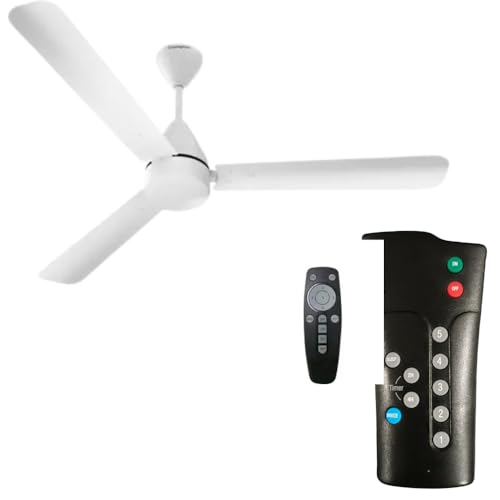 TIZOQ Remote Control Compatible for Crompton ENERGION CROMAIR BLDC Ceiling Fan - Please Match The Image with Your Old Remote Before Placing The Order (Black) (Crompton Fan) - Image 2