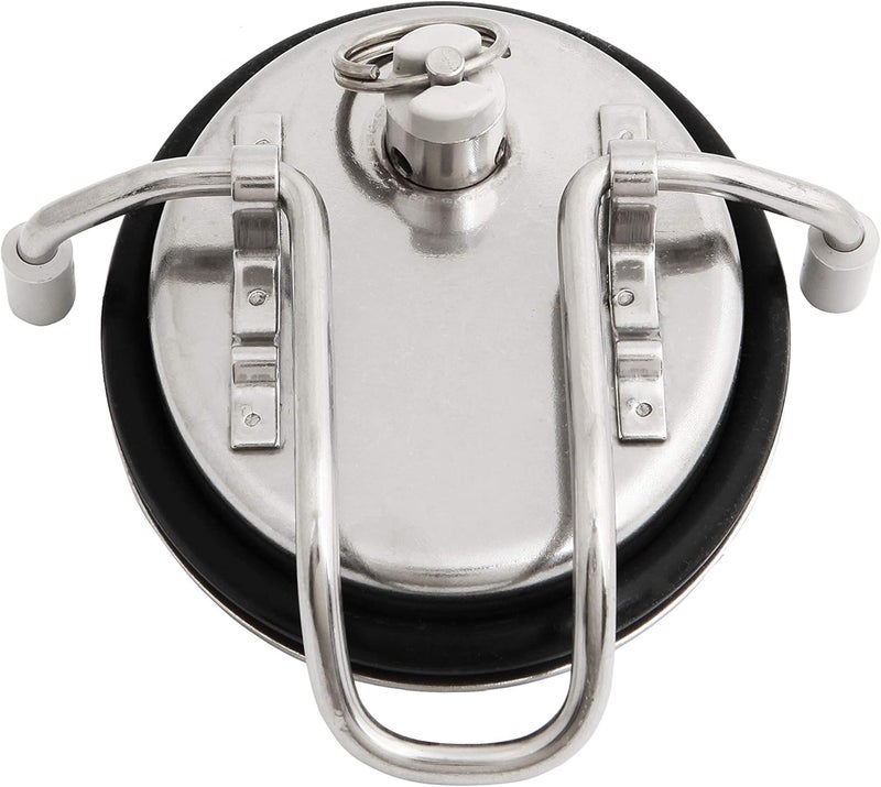 semfeil brew 304 stainless steel Cornelius Keg Lid New Replacement Corny Keg (Soda Keg) Lid with New O-ring for Cornelius or Firestone Kegs for homebrew beer kegging… - Image 1