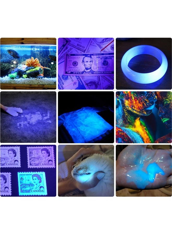 Darkbeam Uv Flashlight Black Light 365Nm Led Lamp Blacklight Pet Urine Portable Mini Pocket Detector For Dog Cat Dry Stains Bed Bug Ultraviolet Flashlights Lights With Clip Sk68 1 Pack - Image 2