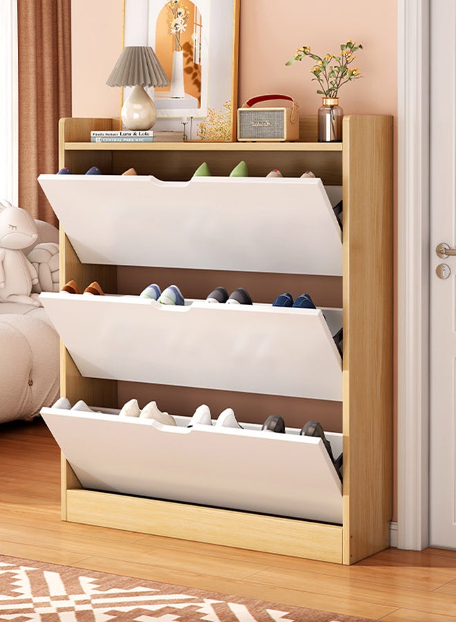 Sharpdo Simple Modern Large Capacity Tipper Shoe Cabinet Shoes Cabinet Shoe Rack Cabinet 100*17*120cm - Image 1