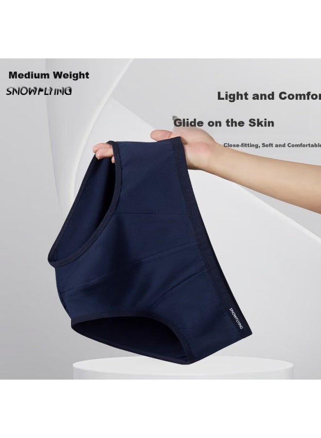 Snowflying Men's Antibacterial Triangle Comfortable Breathable Men's Plus Size Loose Shorts Mid-waist Pants - Image 3